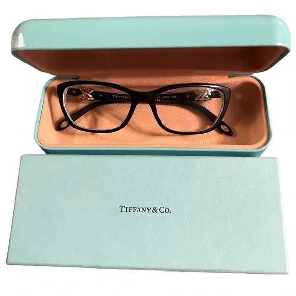 Tiffany & Co. prescription ready bow eyeglasses - Picture 1 of 9